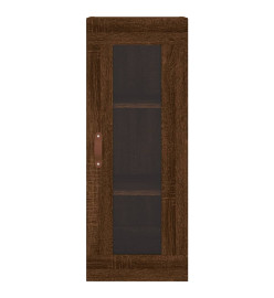 Armoire murale chêne marron 34,5x34x90 cm