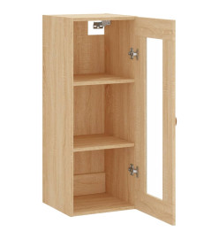 Armoire murale chêne sonoma 34,5x34x90 cm