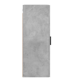 Armoire murale gris béton 34,5x34x90 cm