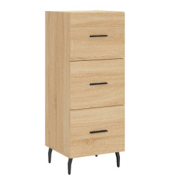 Buffet haut Chêne sonoma 34,5x34x180 cm Bois d'ingénierie