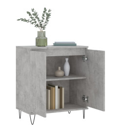 Buffet Gris béton 60x35x70 cm Bois d'ingénierie