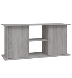 Support pour aquarium sonoma gris 121x41x58cm bois d'ingénierie