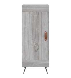 Buffet haut Sonoma gris 34,5x34x180 cm Bois d'ingénierie