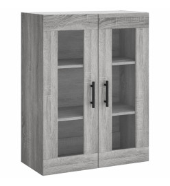 Armoires murales 2 pcs sonoma gris bois d'ingénierie