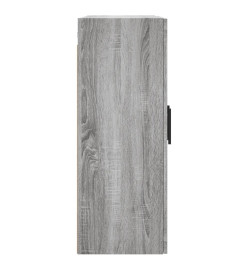 Armoires murales 2 pcs sonoma gris bois d'ingénierie