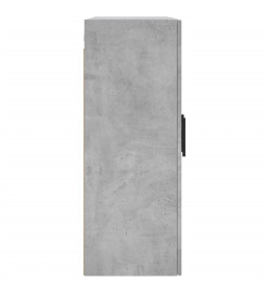 Armoires murales 2 pcs gris béton bois d'ingénierie