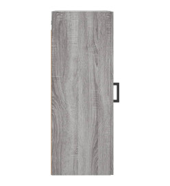 Armoire murale sonoma gris 34,5x34x90 cm