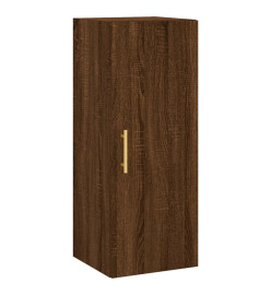 Armoire murale chêne marron 34,5x34x90 cm