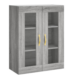 Armoires murales 2 pcs sonoma gris bois d'ingénierie