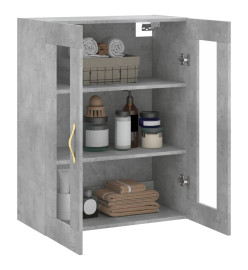 Armoire murale gris béton 69,5x34x90 cm