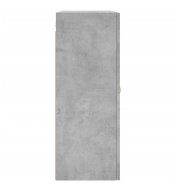 Armoire murale gris béton 69,5x34x90 cm