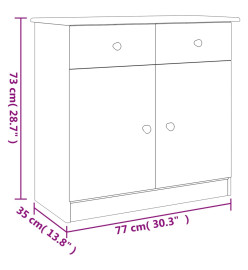 Buffet ALTA 77x35x73 cm bois massif de pin