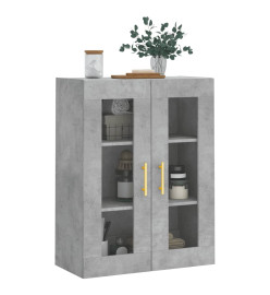 Armoire murale gris béton 69,5x34x90 cm