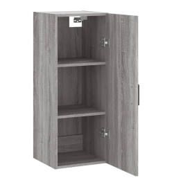 Armoire murale sonoma gris 34,5x34x90 cm