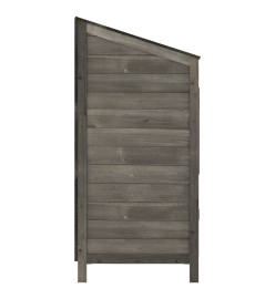 Remise de jardin Anthracite 55x52x112 cm Bois de sapin solide