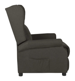 Fauteuil inclinable Taupe Tissu