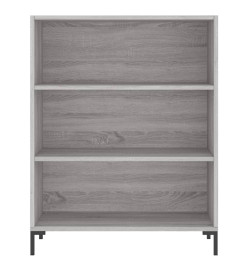 Buffet haut Sonoma gris 69,5x34x180 cm Bois d'ingénierie