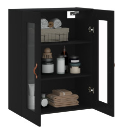 Armoire murale noir 69,5x34x90 cm