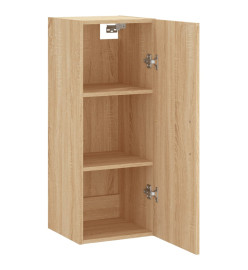 Armoire murale chêne sonoma 34,5x34x90 cm