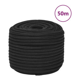 Corde de bateau Noir complet 14 mm 50 m Polypropylène