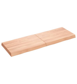 Dessus de table bois chêne massif traité bordure assortie