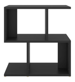 Tables de chevet 2 pcs Noir 50x30x51,5 cm Aggloméré