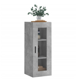 Armoire murale gris béton 34,5x34x90 cm