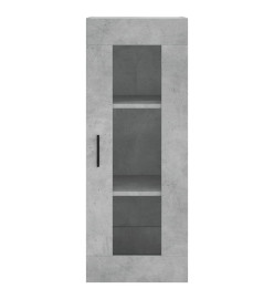 Armoire murale gris béton 34,5x34x90 cm