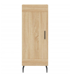 Buffet haut Chêne sonoma 34,5x34x180 cm Bois d'ingénierie