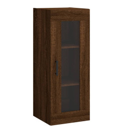 Armoire murale chêne marron 34,5x34x90 cm