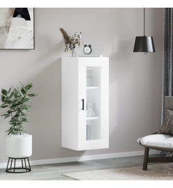 Armoire murale blanc 34,5x34x90 cm