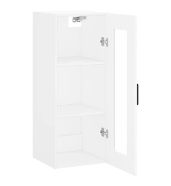 Armoire murale blanc 34,5x34x90 cm