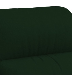 Fauteuil de massage Vert foncé velours