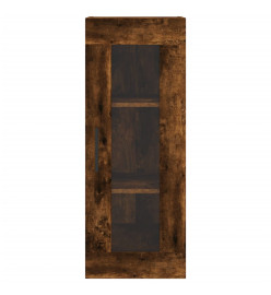 Armoire murale chêne fumé 34,5x34x90 cm