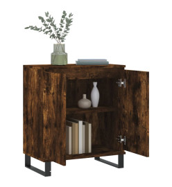 Buffet Chêne fumé 60x35x70 cm Bois d'ingénierie