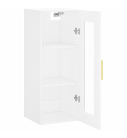 Armoire murale blanc 34,5x34x90 cm