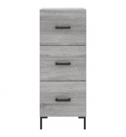 Buffet haut Sonoma gris 34,5x34x180 cm Bois d'ingénierie