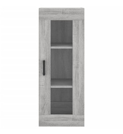 Armoire murale sonoma gris 34,5x34x90 cm