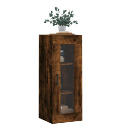 Armoire murale chêne fumé 34,5x34x90 cm