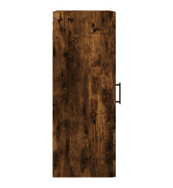 Armoire murale chêne fumé 34,5x34x90 cm