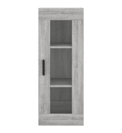 Buffet haut Sonoma gris 34,5x34x180 cm Bois d'ingénierie