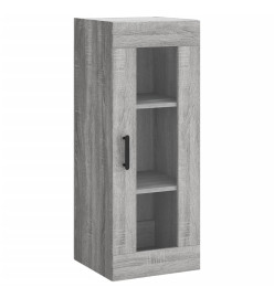 Buffet haut Sonoma gris 34,5x34x180 cm Bois d'ingénierie