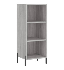 Buffet haut Sonoma gris 34,5x34x180 cm Bois d'ingénierie