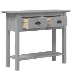 Table console BODO gris 90x34,5x73 cm bois de pin massif