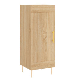 Buffet haut Chêne sonoma 34,5x34x180 cm Bois d'ingénierie