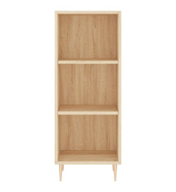 Buffet haut Chêne sonoma 34,5x34x180 cm Bois d'ingénierie