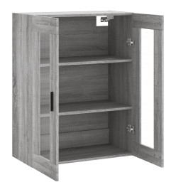 Armoire murale sonoma gris 69,5x34x90 cm