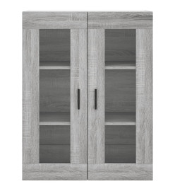 Armoire murale sonoma gris 69,5x34x90 cm