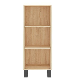 Buffet haut Chêne sonoma 34,5x34x180 cm Bois d'ingénierie