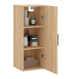 Armoire murale chêne sonoma 34,5x34x90 cm